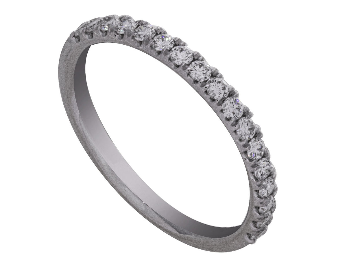 1/3ct. t.w. Diamond Wedding Band in 14K White Gold