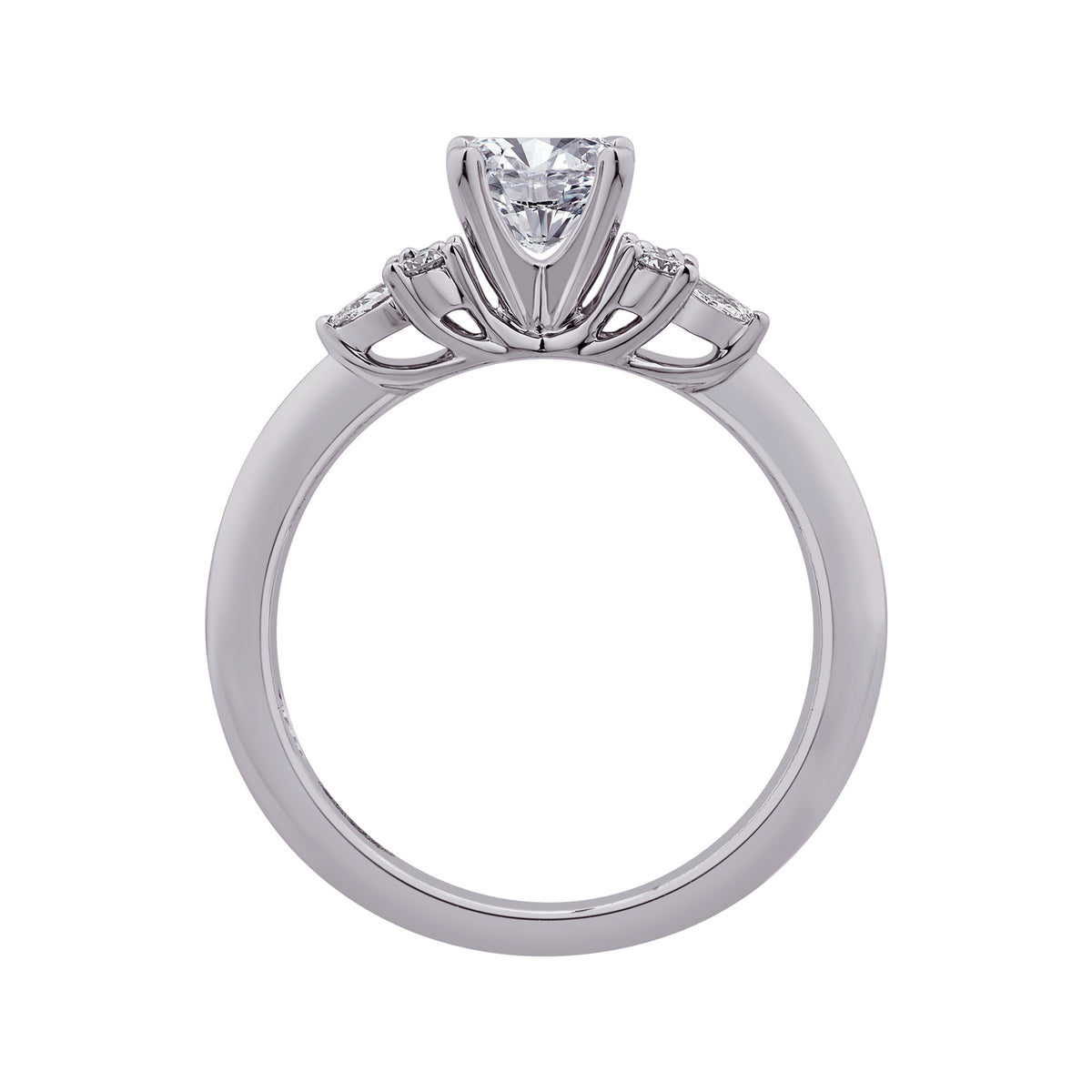 1/7ct. t.w. Diamond Engagement Ring in 14K White Gold