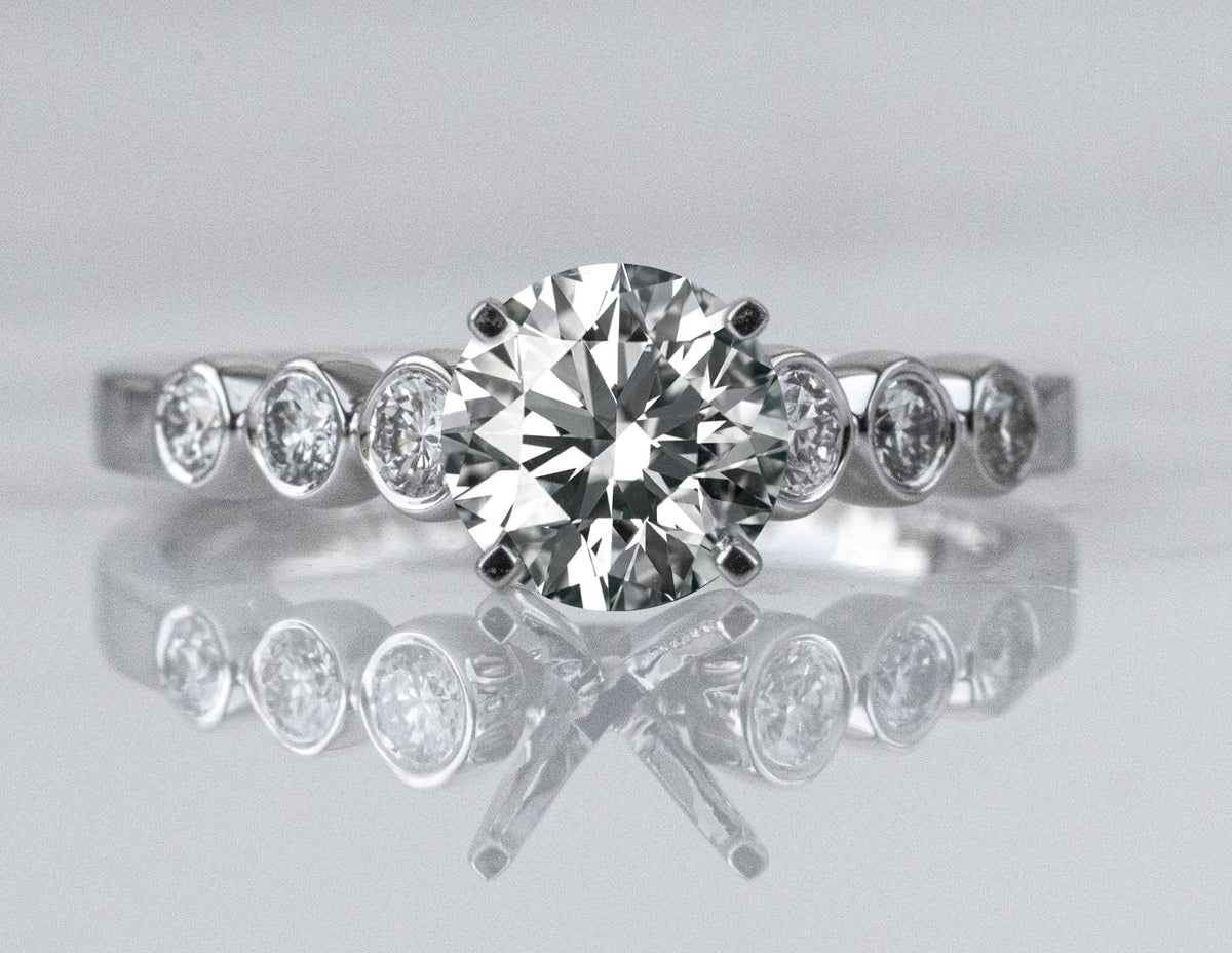 1/4ct. t.w. Diamond Engagement Ring in 14K White Gold