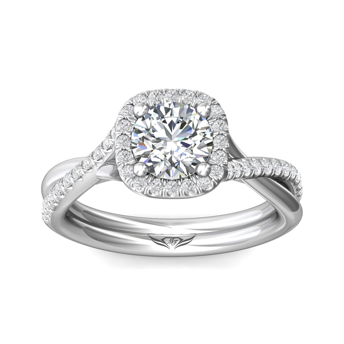 2/5ct. t.w. Diamond Engagement Ring in 14K White Gold