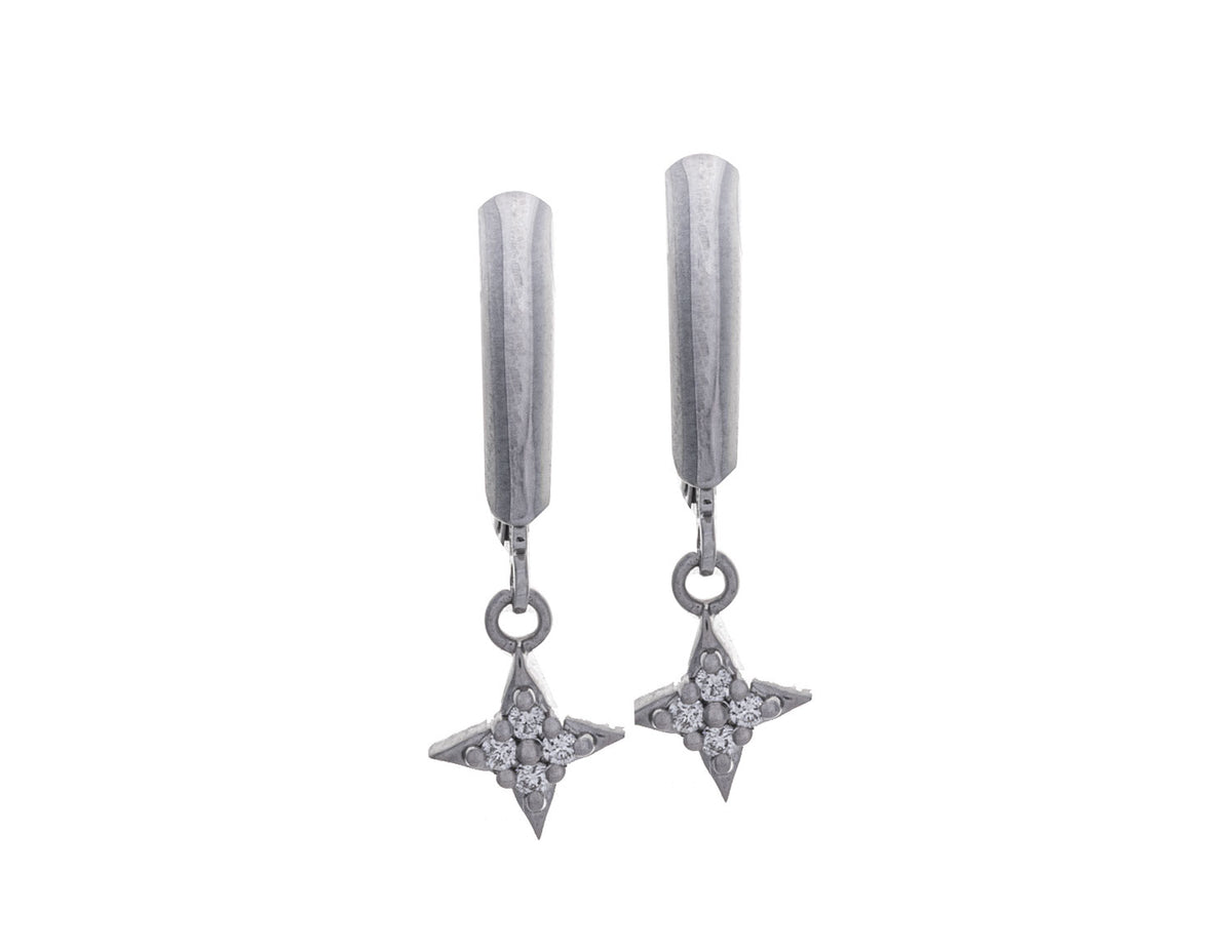 1/10ct. t.w. Diamond Dangle Earrings in Sterling Silver