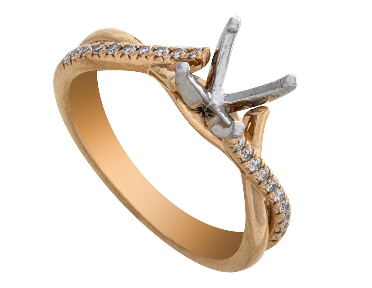1/7ct. t.w. Diamond Engagement Ring in 14K Yellow Gold