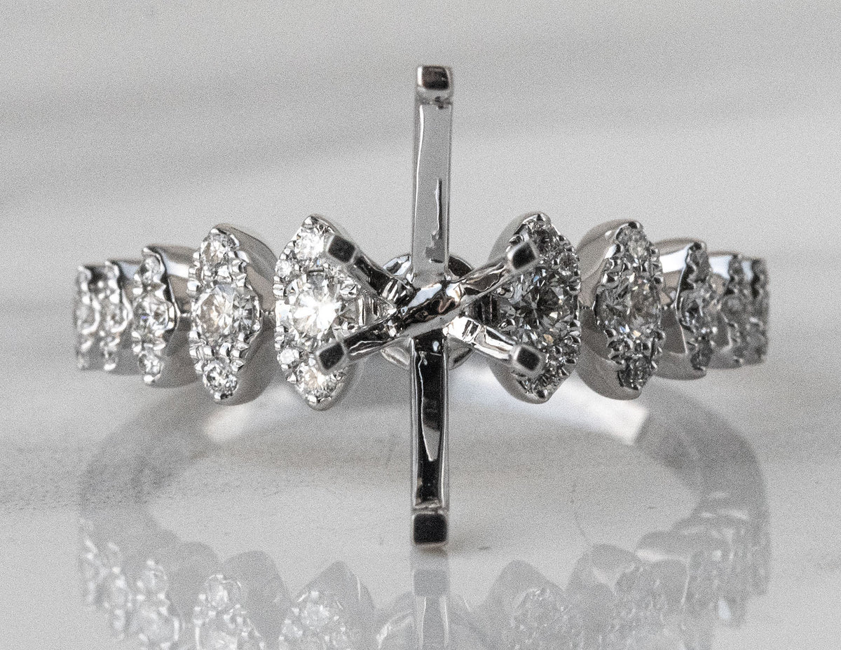 1/3ct. t.w. Diamond Engagement Ring in 14K White Gold