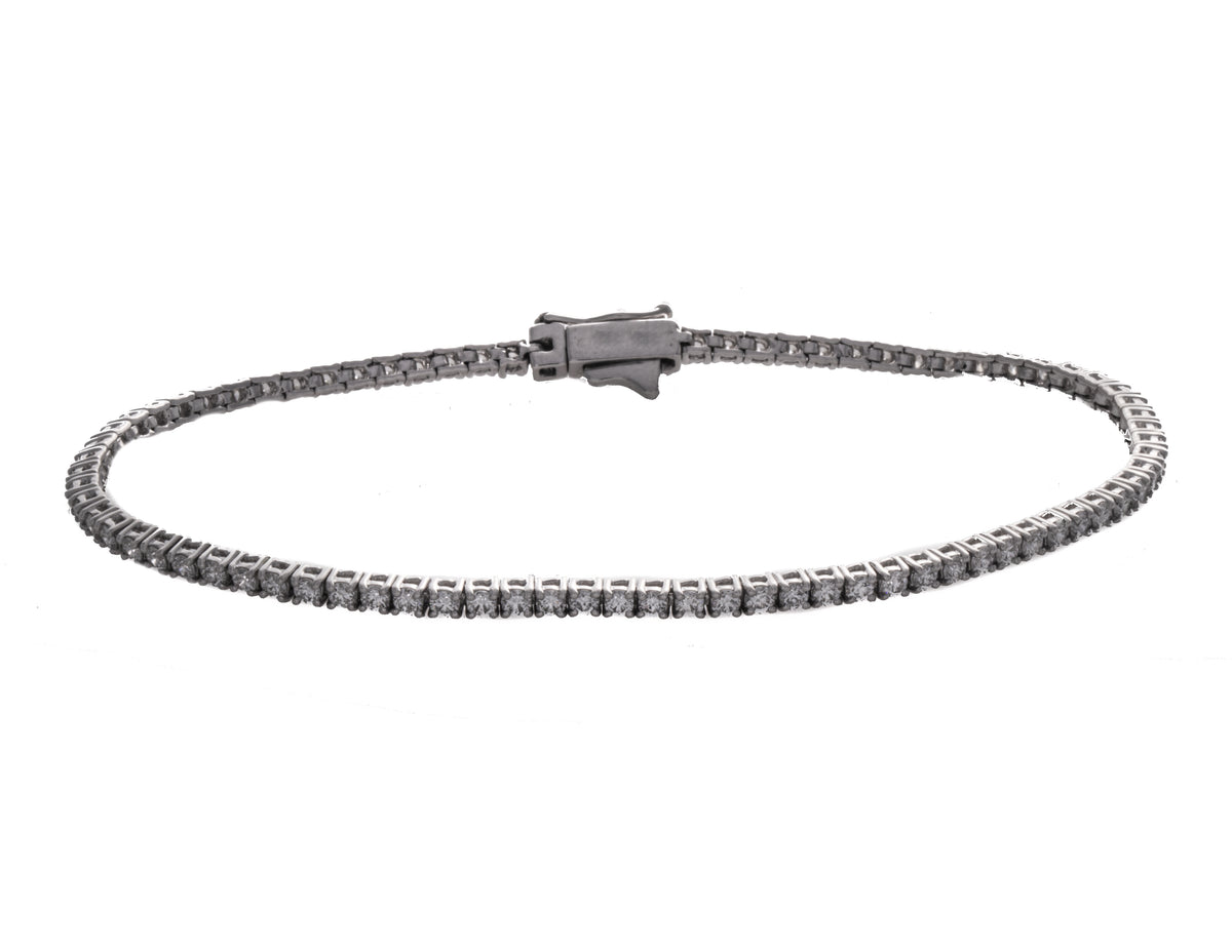 2ct. t.w. Newborn Lab Created Diamond Tennis Bracelet in 14K White Gold