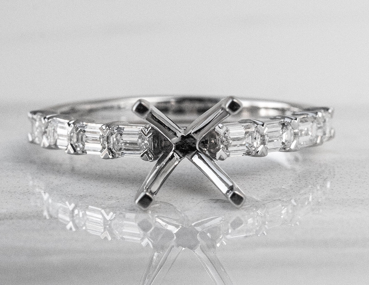 5/8ct. t.w. Diamond Engagement Ring in 14K White Gold