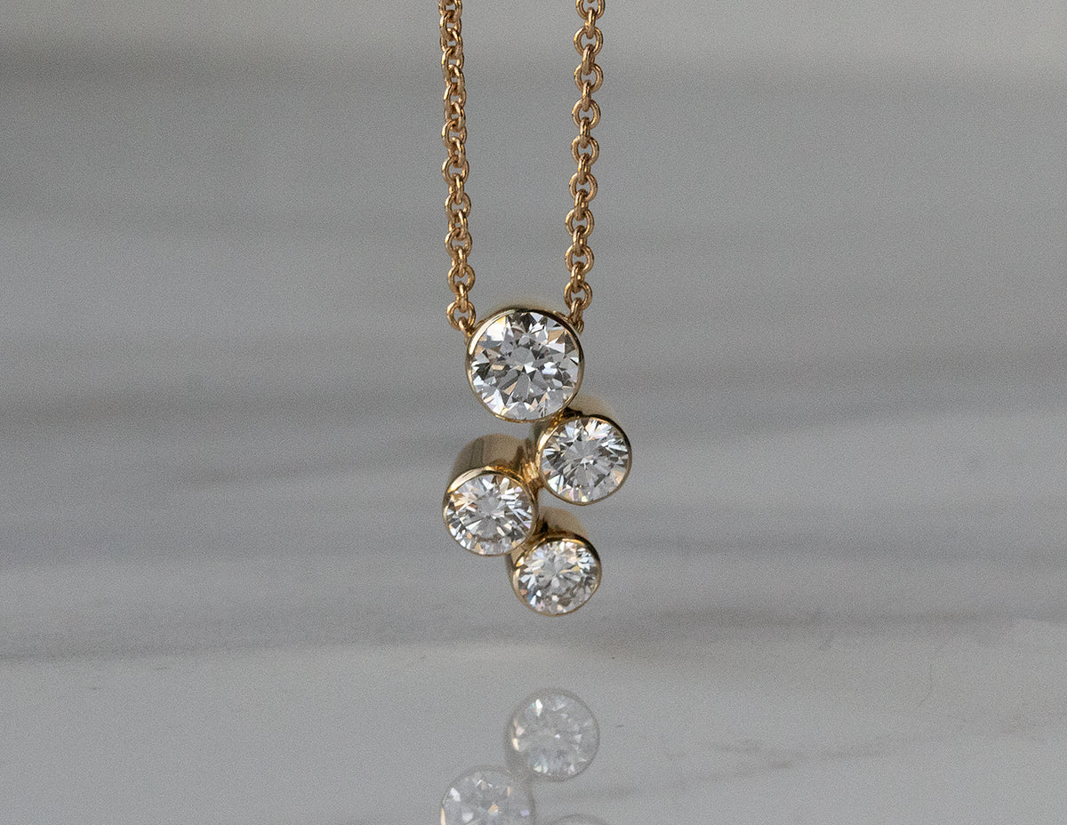3/4ct. t.w. Newborn Lab Created Diamond Pendant in 14K Yellow Gold