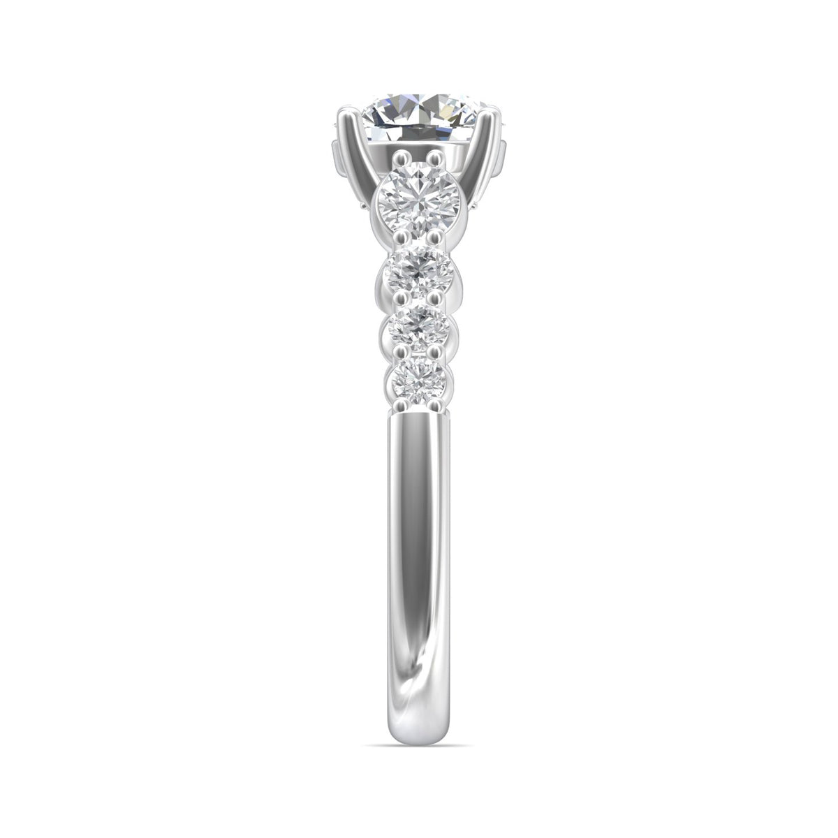 5/8ct. t.w. Diamond Engagement Ring in 14K White Gold