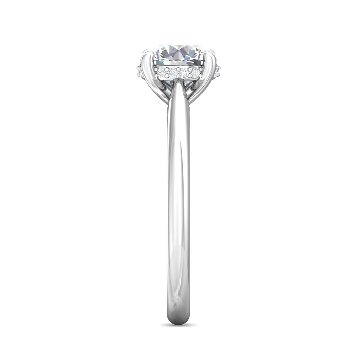 .04ct. t.w. Diamond Engagement Ring in 14K White Gold