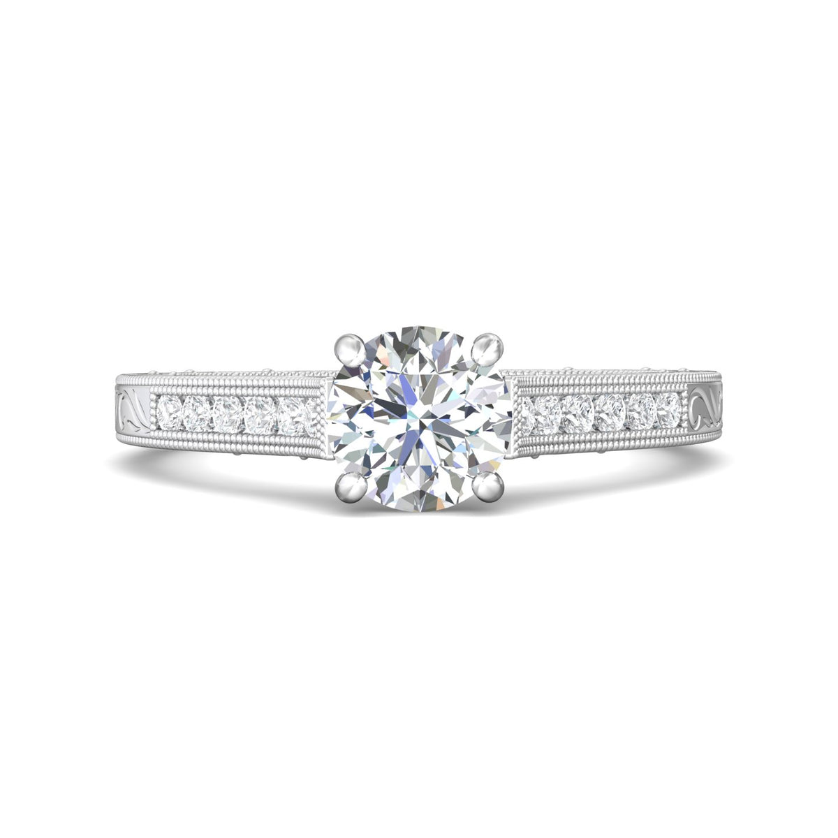 1/4ct. t.w. Diamond Engagement Ring in 14K White Gold