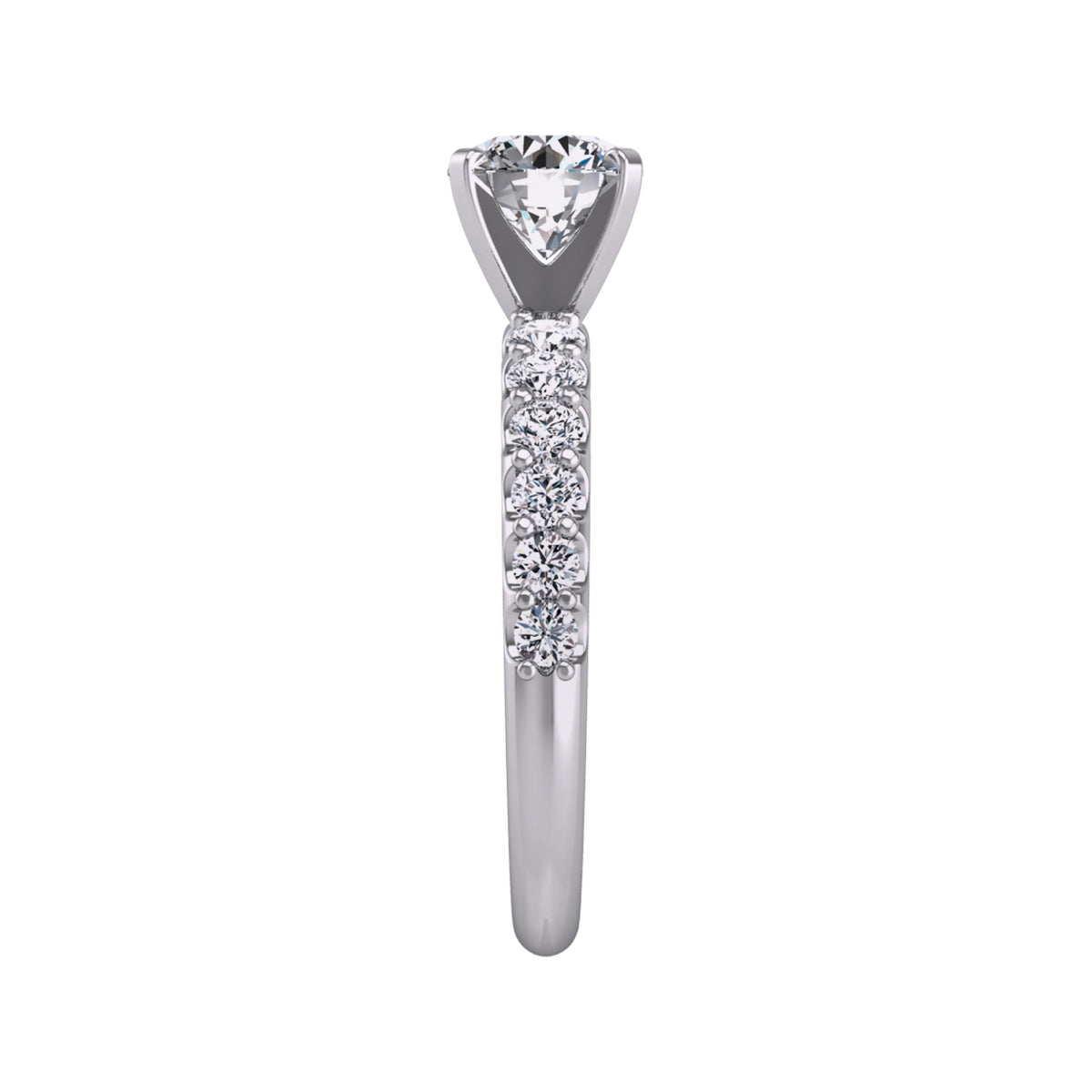 1/2ct. t.w. Diamond Engagement Ring in 14K White Gold