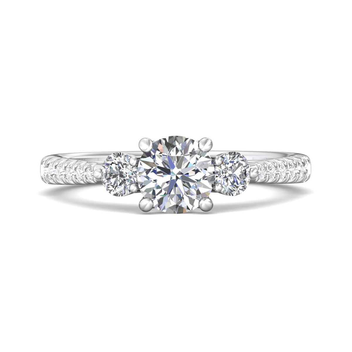 1/2ct. t.w. Diamond Engagement Ring in 14K White Gold