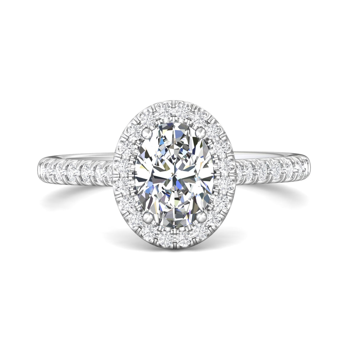 1/3ct. t.w. Diamond Engagement Ring in 14K White Gold