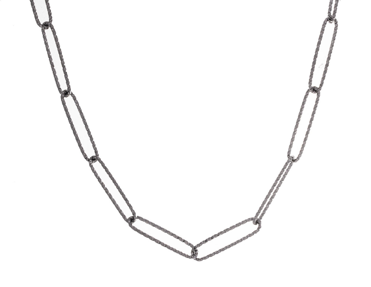 18" Stainless Steel Oval Sparkle Link Chain