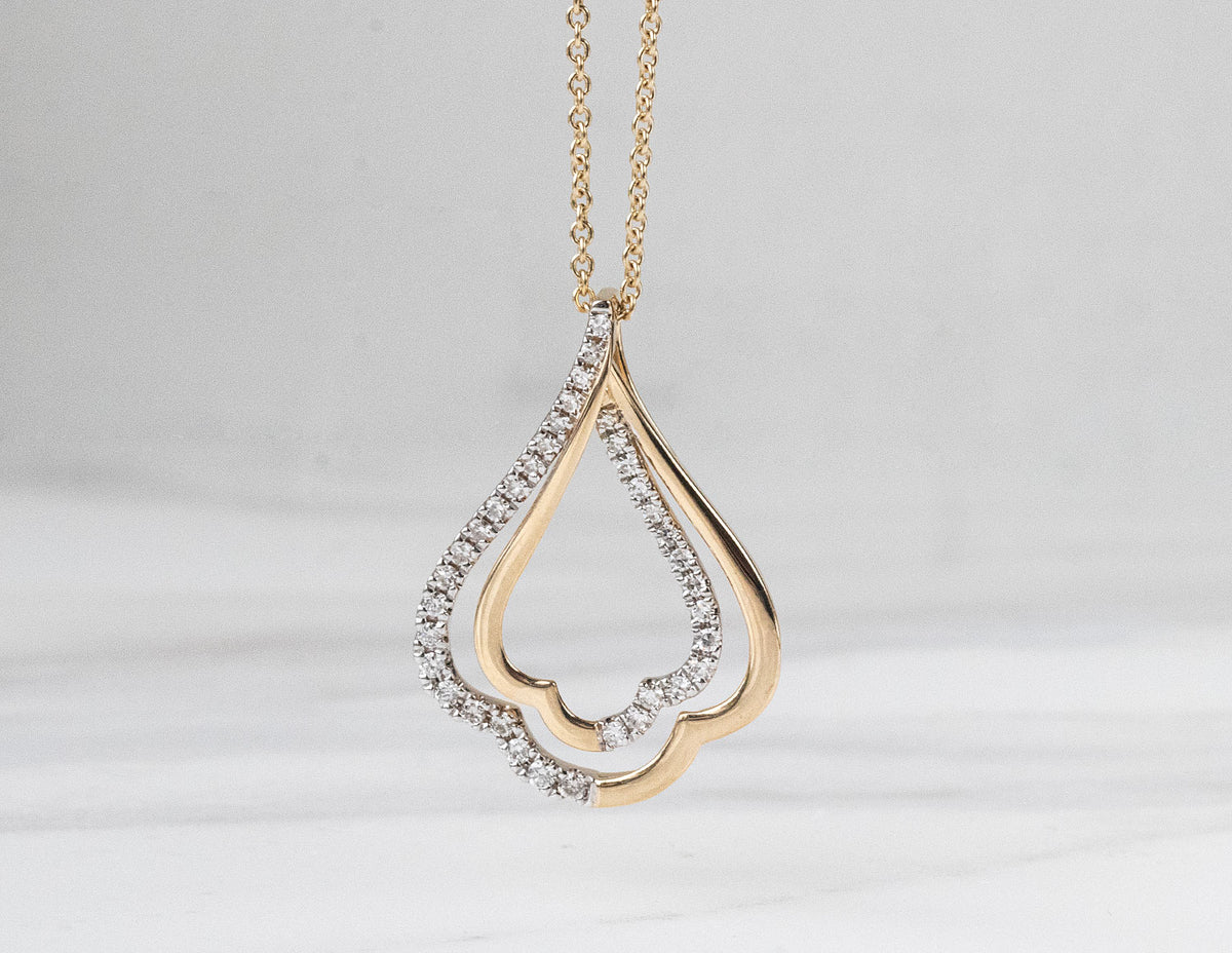1/4ct. t.w. Diamond Fashion Pendant in 14K Yellow Gold