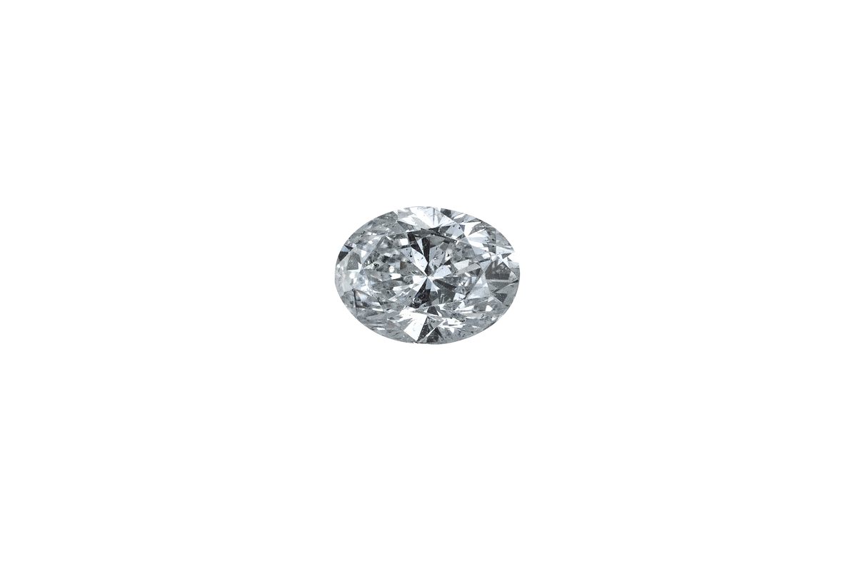 3/4ct. Hand-Selected Loose Oval Diamond and 14K White or Yellow Gold Shank