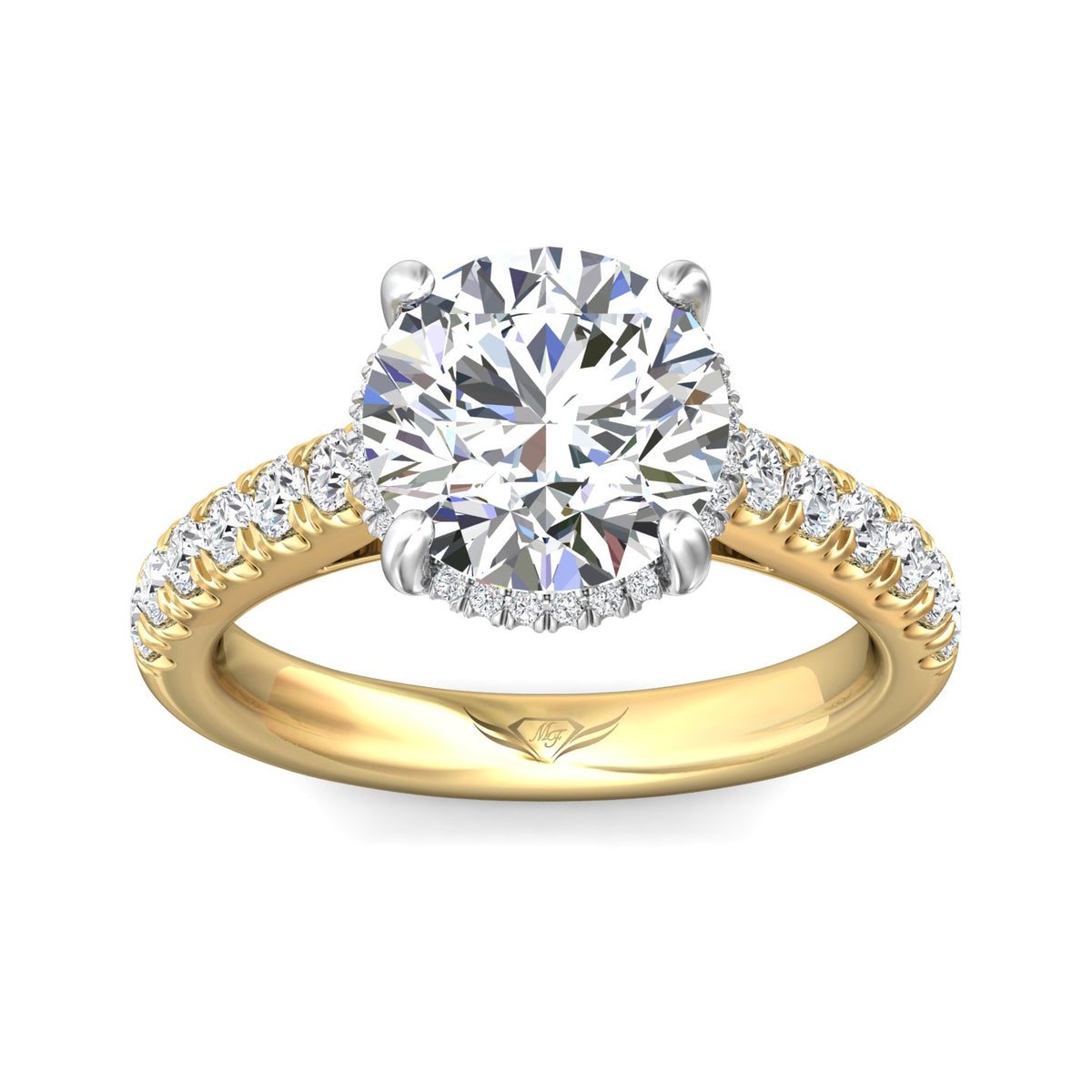 1/2ct. t.w. Diamond Engagement Ring in 14K White Gold