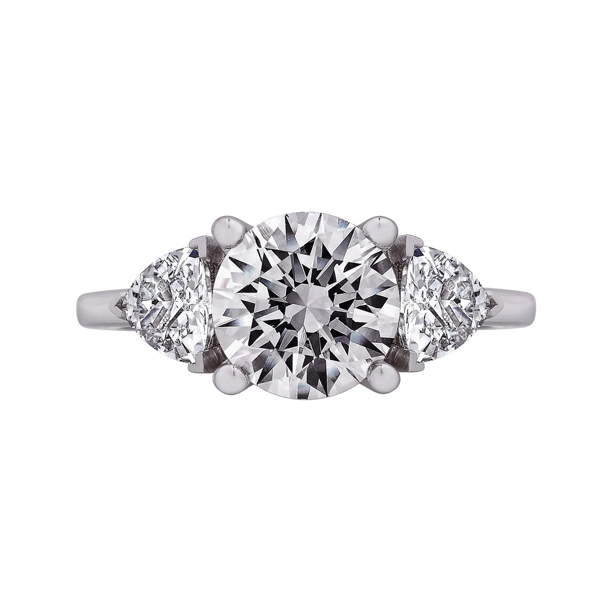 1/2ct. t.w. Diamond Engagement Ring in 14K White Gold