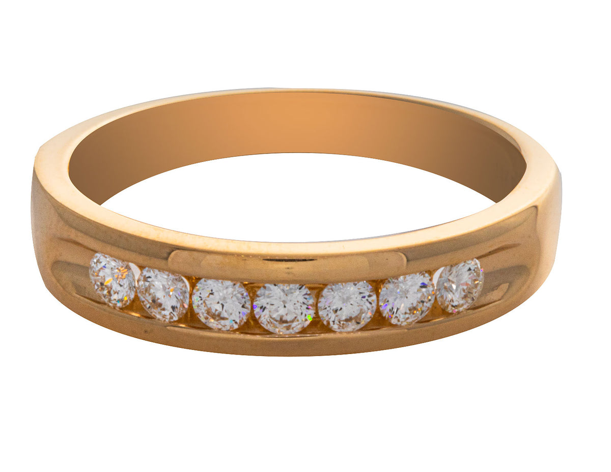 1/2ct. t.w. Kessler 81 Round Diamond Ring in 14K Yellow Gold