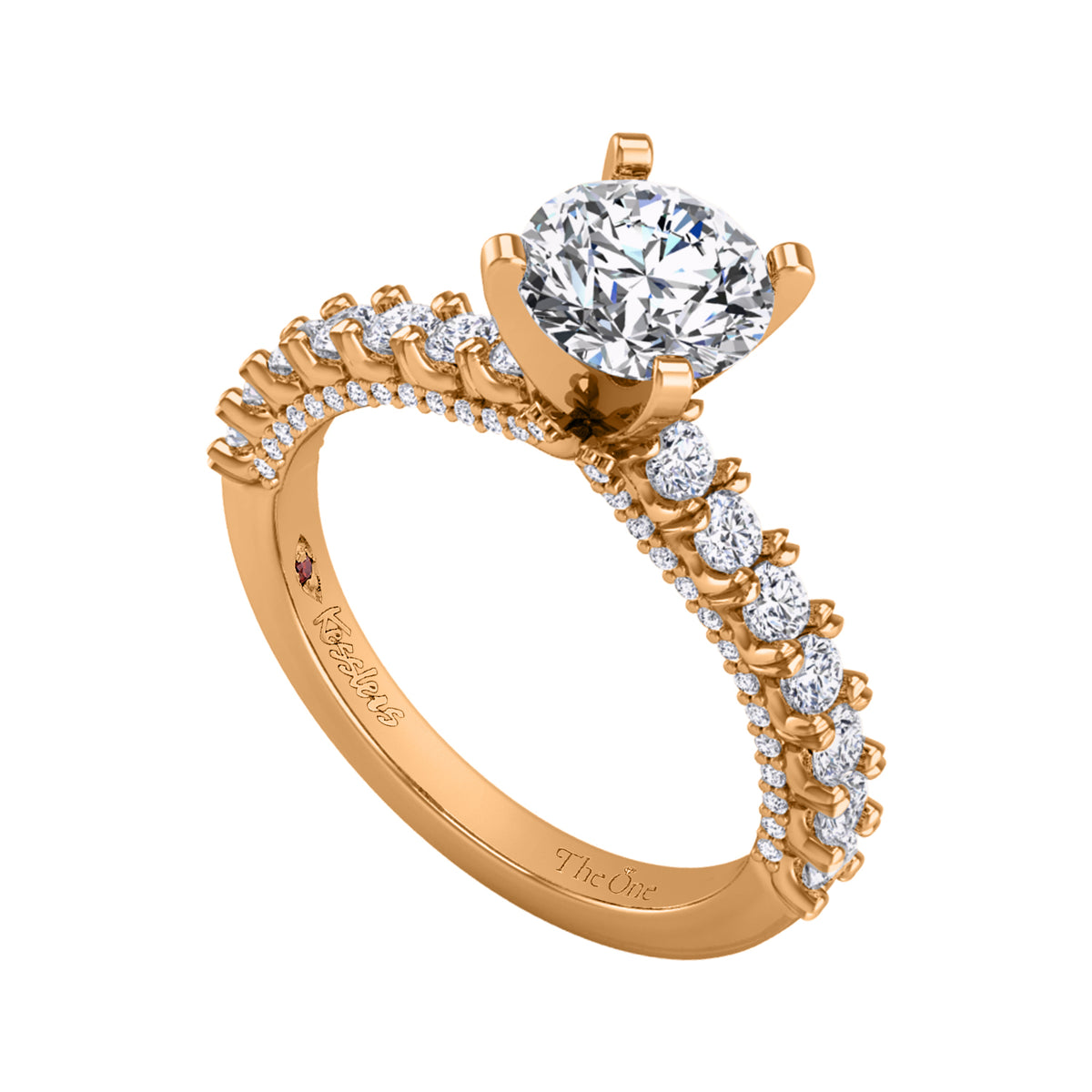 3/4ct. t.w. Diamond Engagement Ring in 14K Yellow Gold