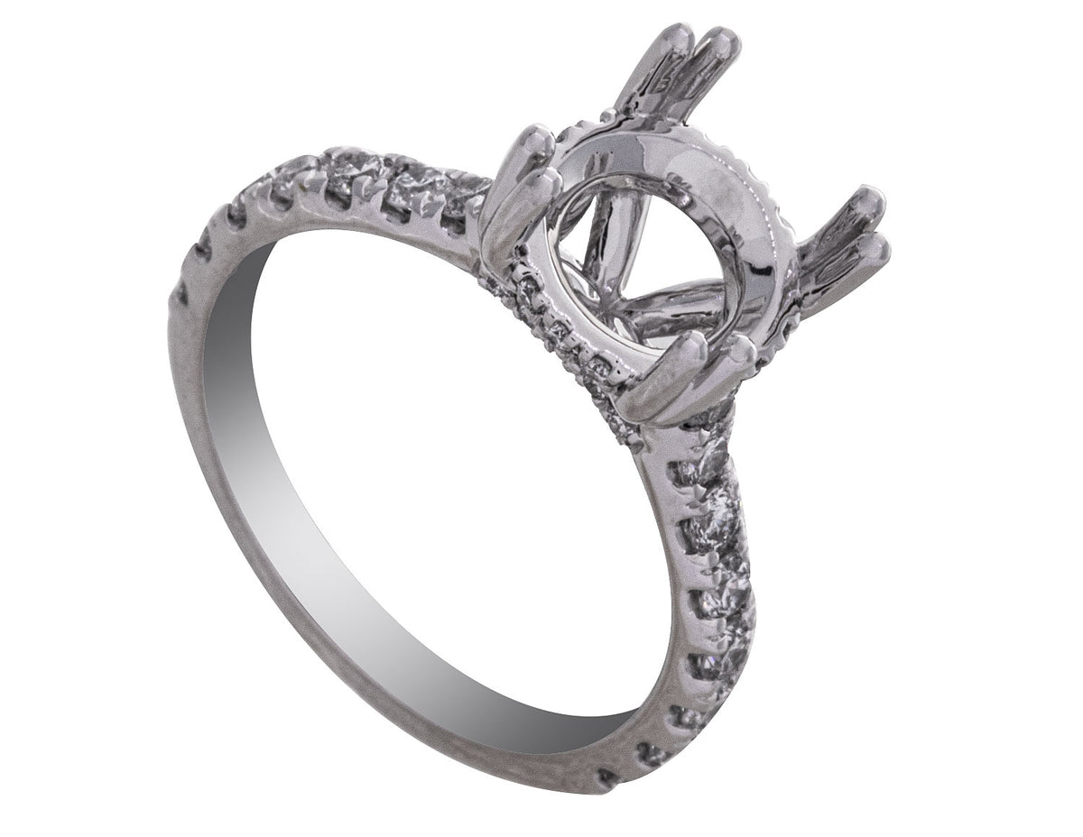 3/4ct. t.w. Newborn Lab Created Diamond Engagement Ring in Platinum