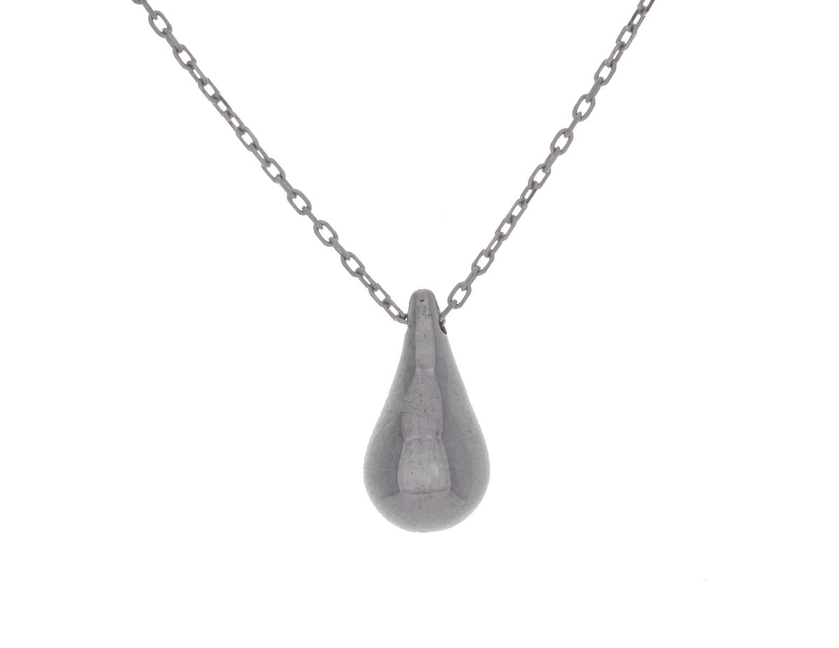 18" Teardrop Pendant in Sterling Silver
