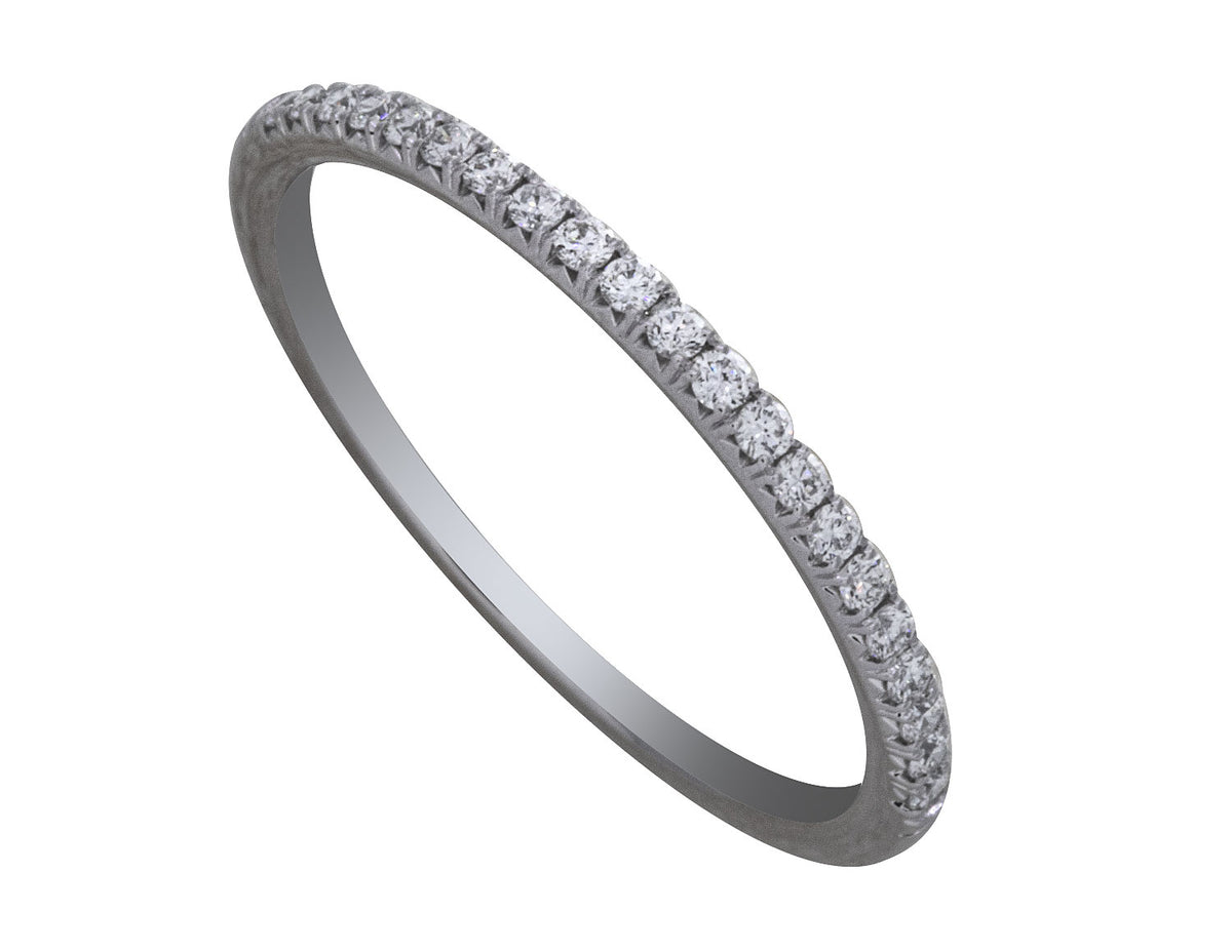 1/7ct. t.w. Diamond Anniversary Ring in 14K White Gold
