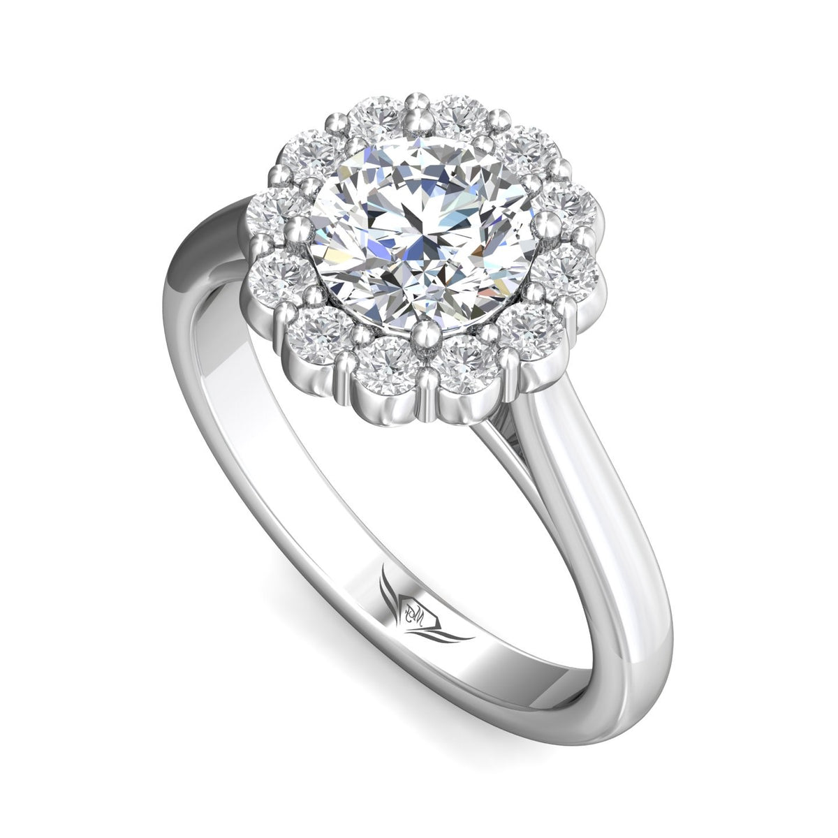 1/2ct. t.w. Diamond Engagement Ring in 14K White Gold