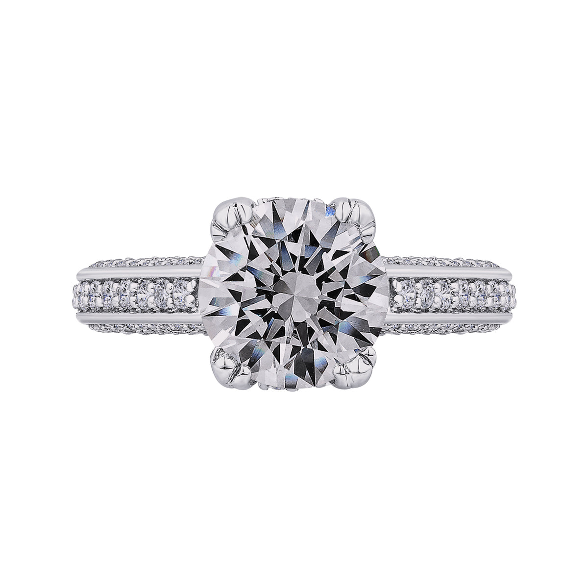 5/8ct. t.w. Diamond Engagement Ring in 14K White Gold