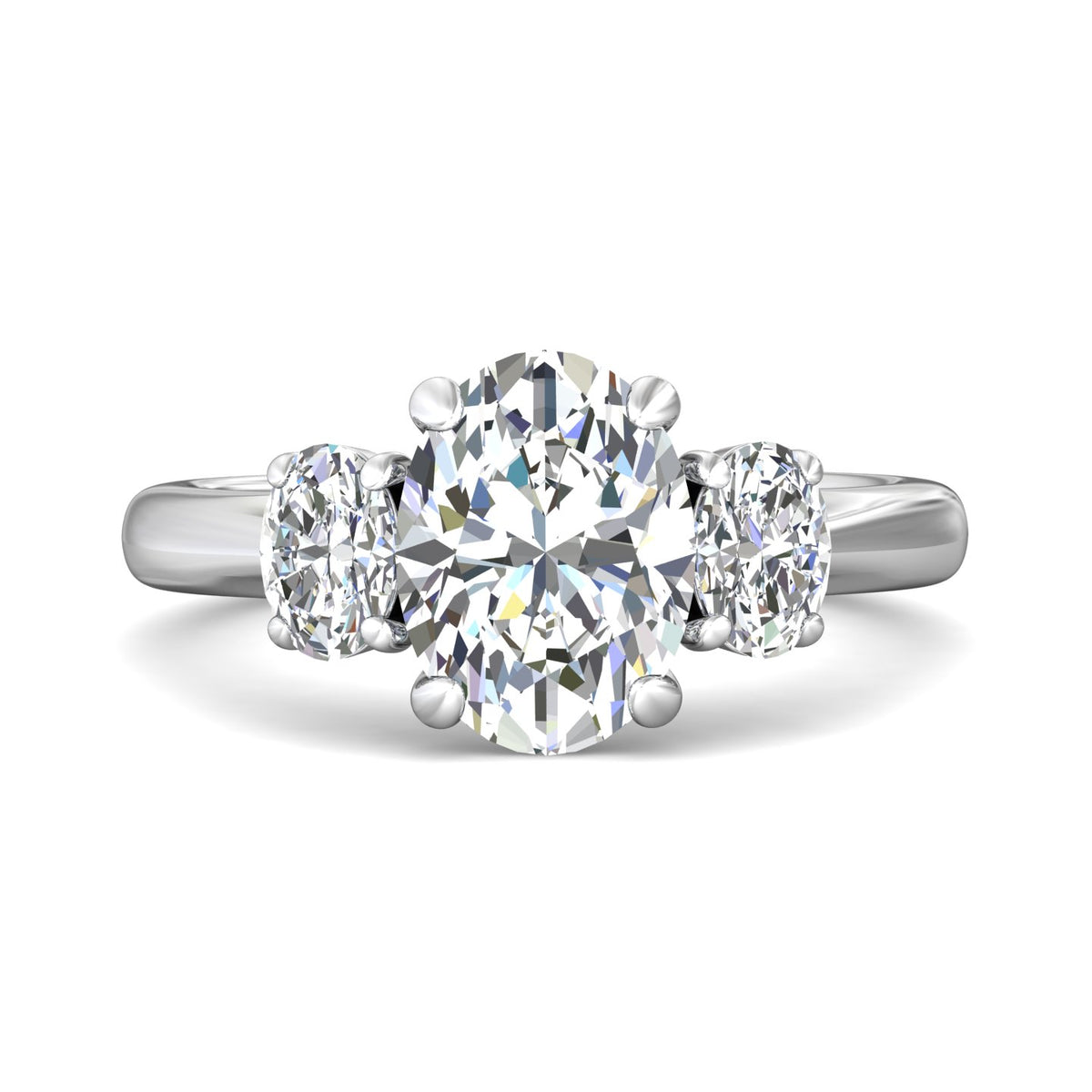 5/8ct. t.w. Diamond Engagement Ring in 14K White Gold