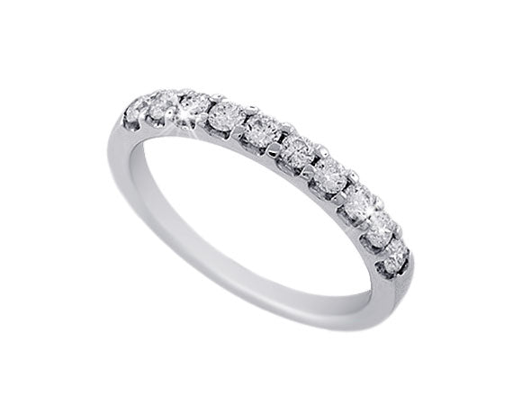 1/2ct. t.w. Kessler 81 Round Diamond Ring in 14K White Gold