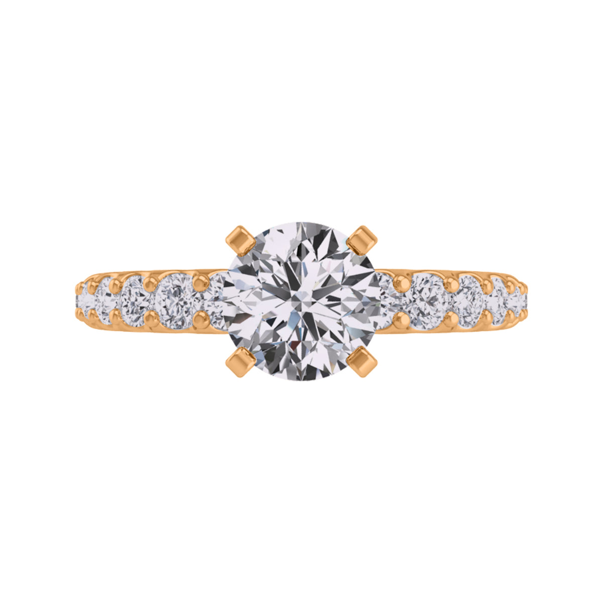 1/2ct. t.w. Diamond Engagement Ring in 14K Yellow Gold