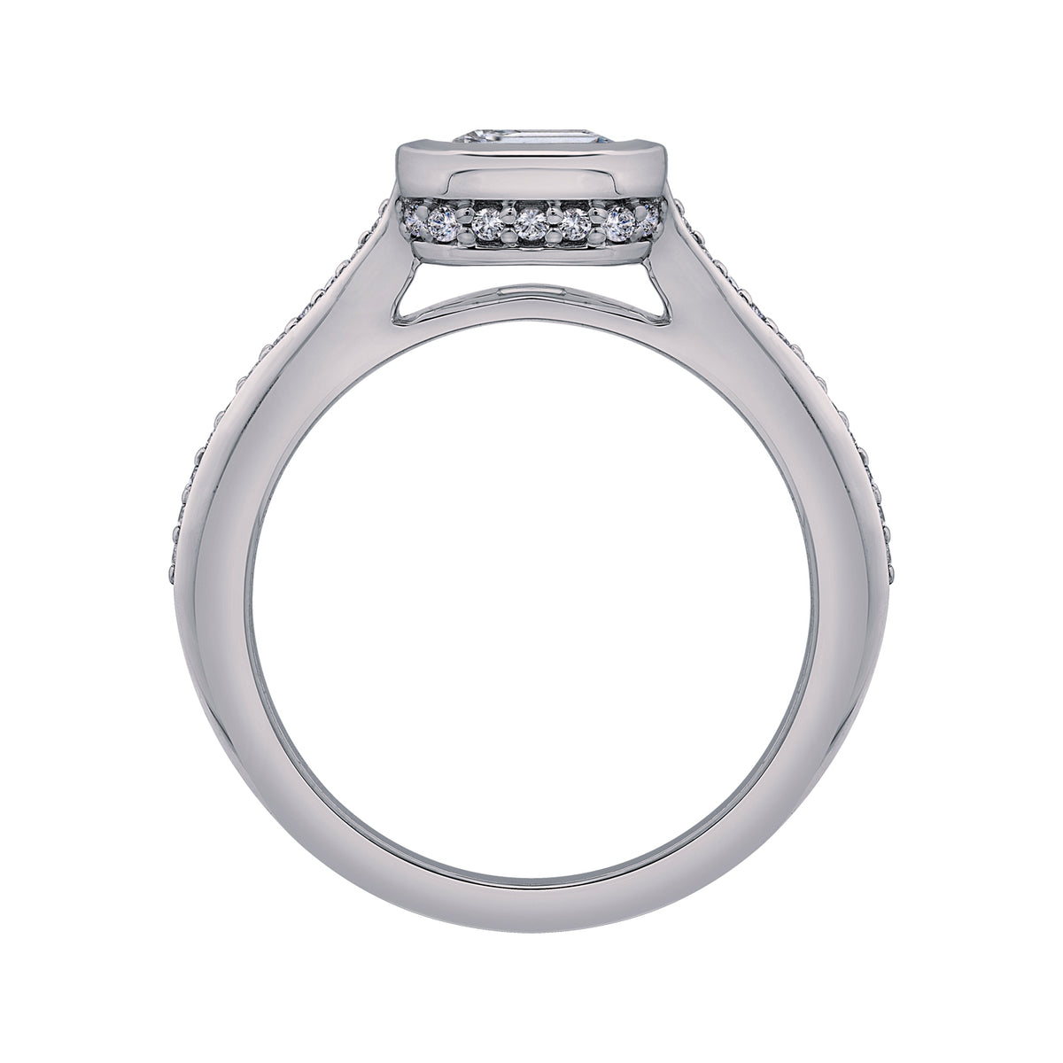 1/5ct. t.w. Diamond Engagement Ring in 14K White Gold