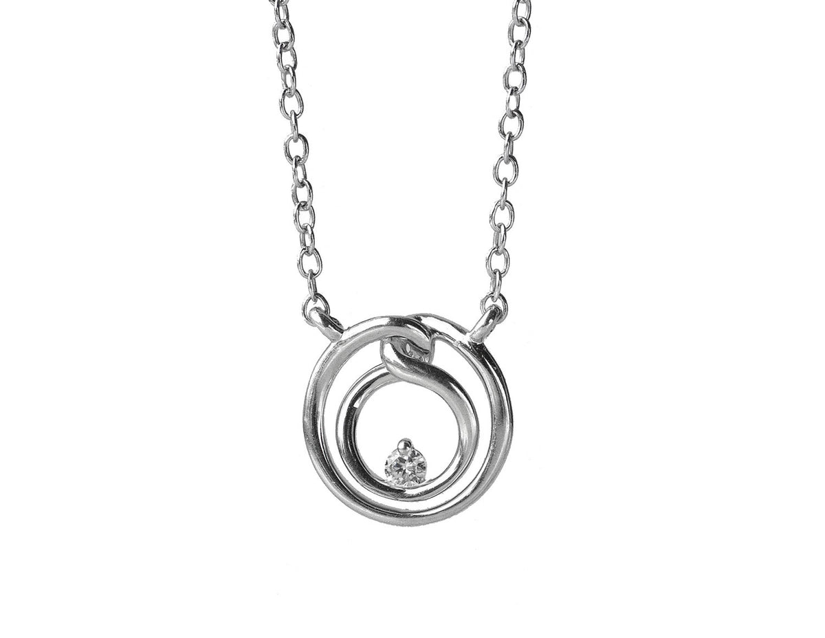 1/10ct. Kessler 81 Diamond Pendant in Sterling Silver