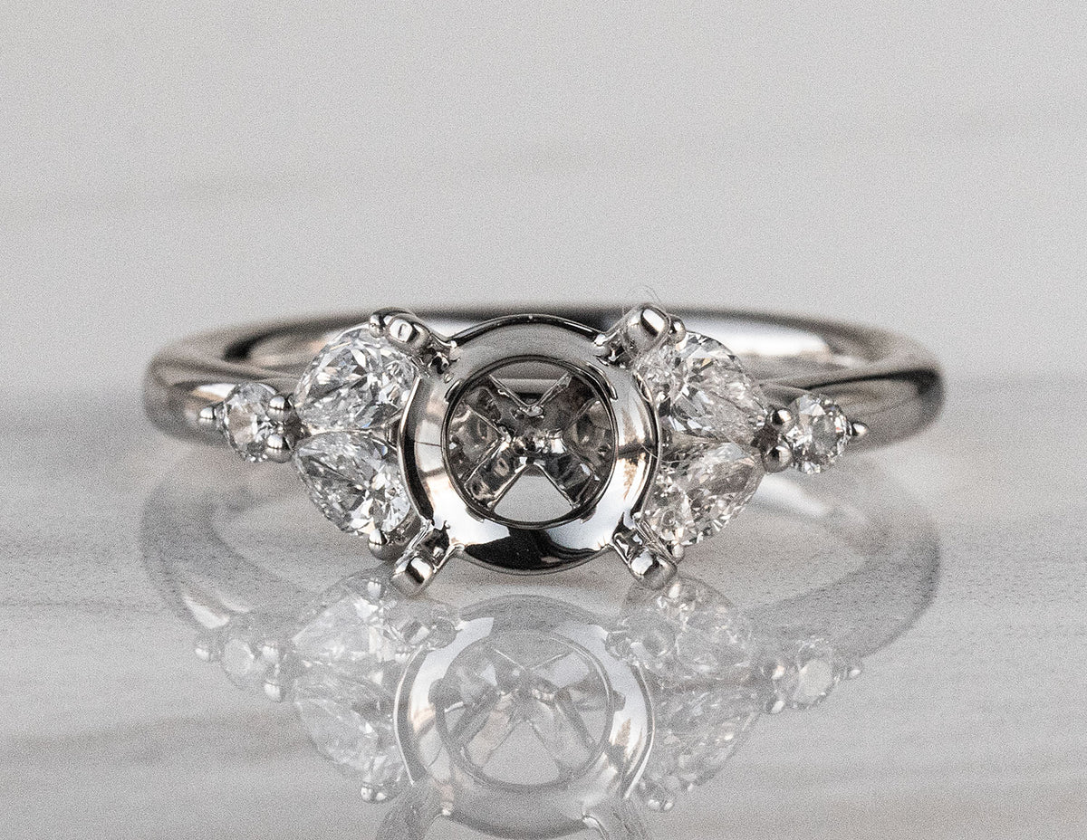 1/3ct. t.w. Kessler 81 Diamond Engagement Ring in Platinum