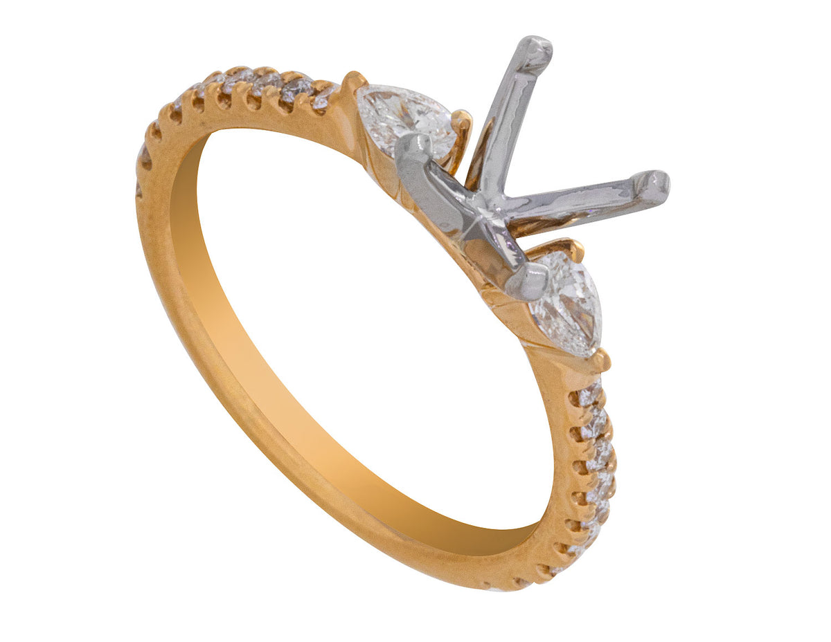 2/5ct. t.w. Kessler 81 Diamond Engagement Ring in 18K Yellow Gold