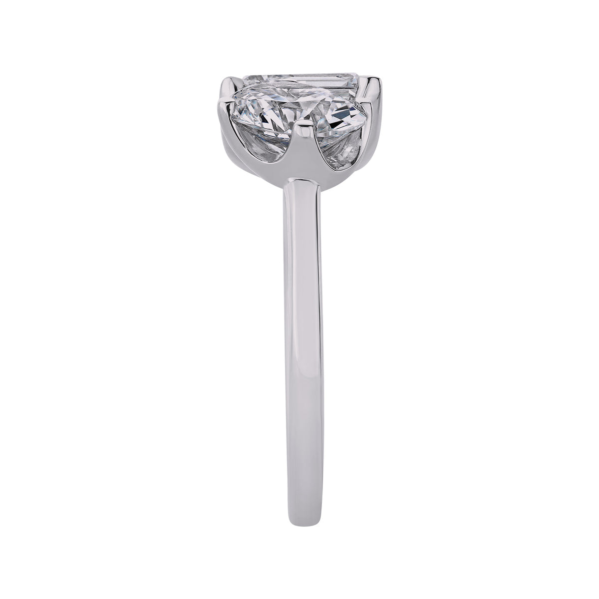 3 5/8ct. t.w. 2-Stone Diamond Engagement Ring in 14K White Gold
