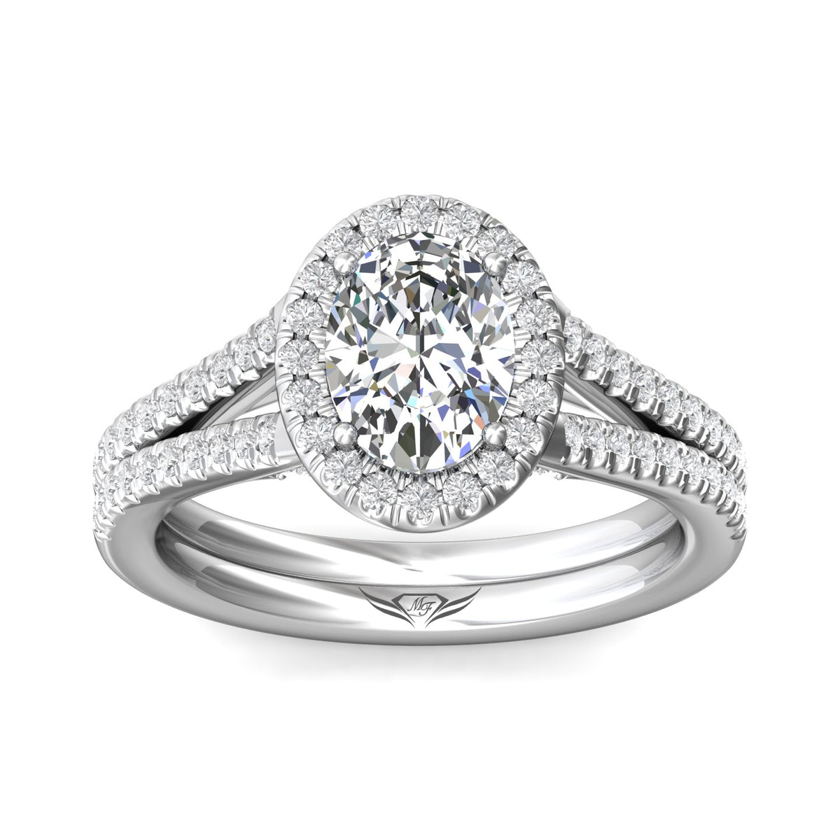 5/8ct. t.w. Diamond Engagement Ring in 14K White Gold