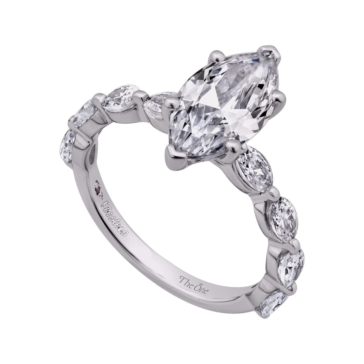 7/8ct. t.w. Diamond Engagement Ring in 14K White Gold
