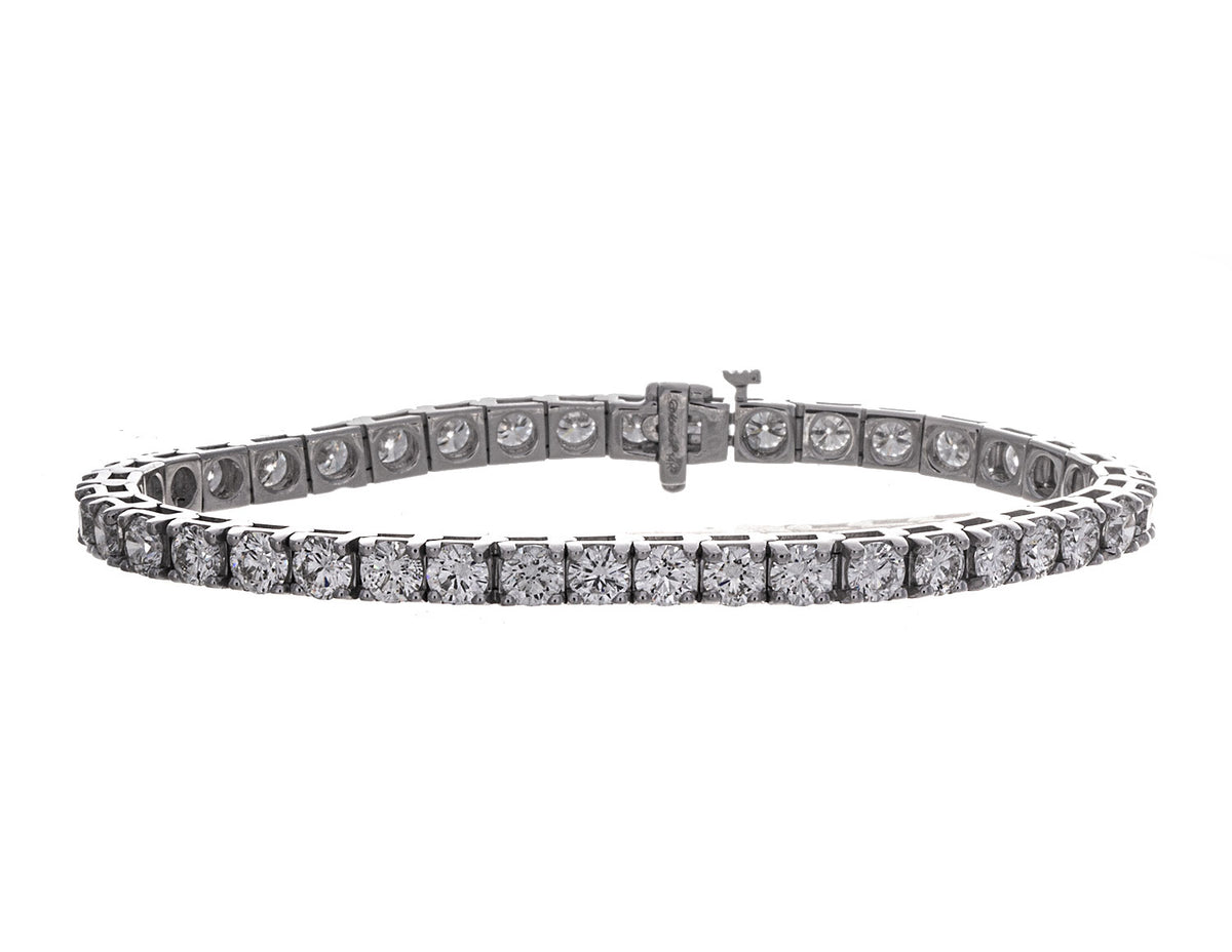 10 1/5ct. t.w. Diamond Tennis Bracelet in 14K White Gold