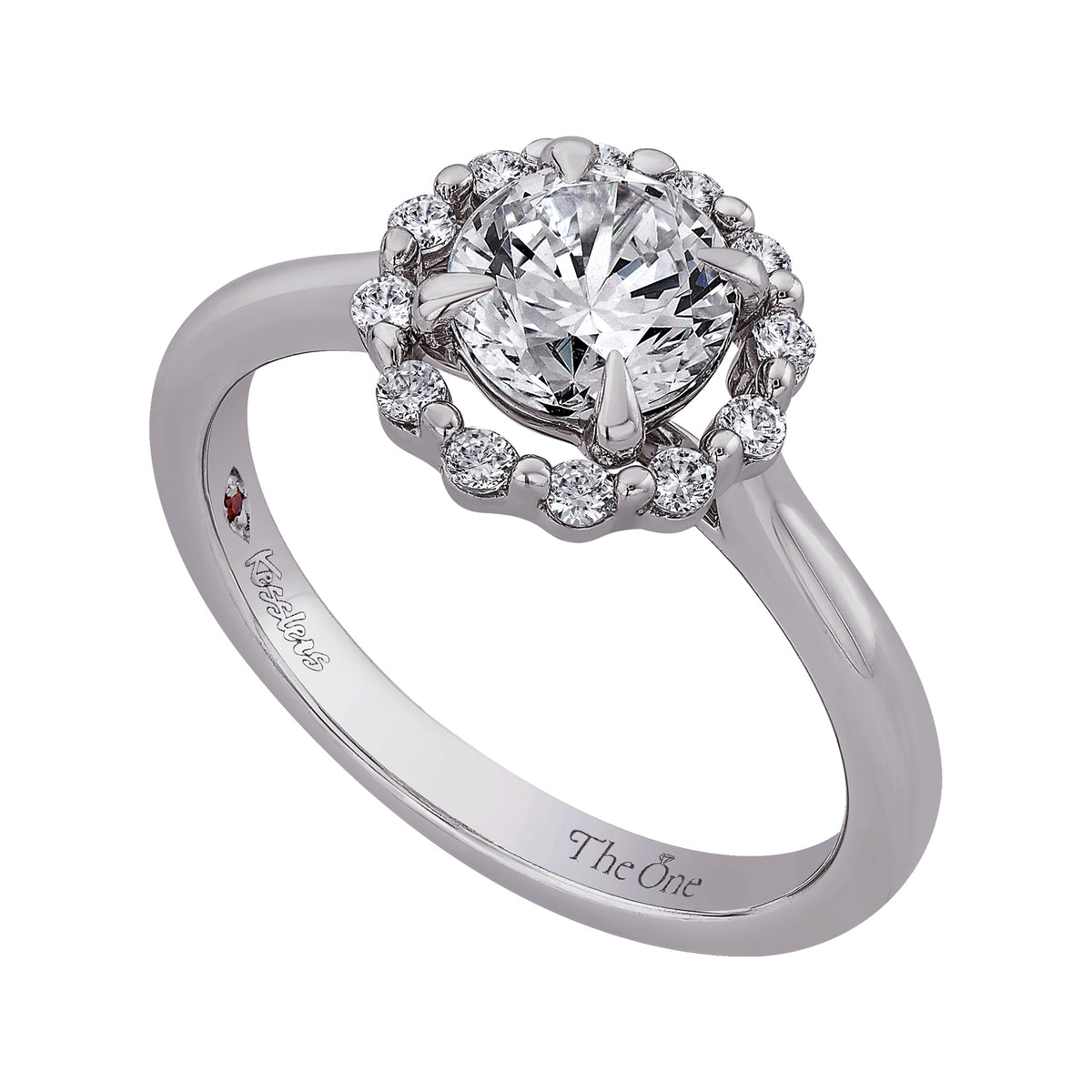 1/4ct. t.w. Diamond Engagement Ring in 14K White Gold