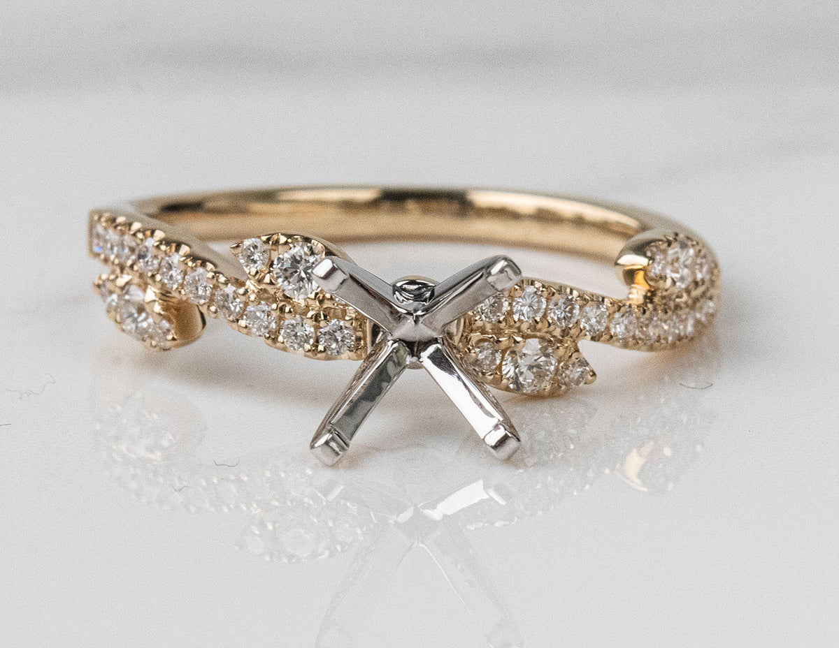 1/4ct. t.w. Diamond Engagement Ring in 14K Yellow Gold