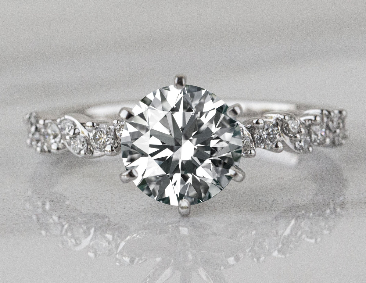 1/4ct. t.w. Diamond Engagement Ring in 14K White Gold