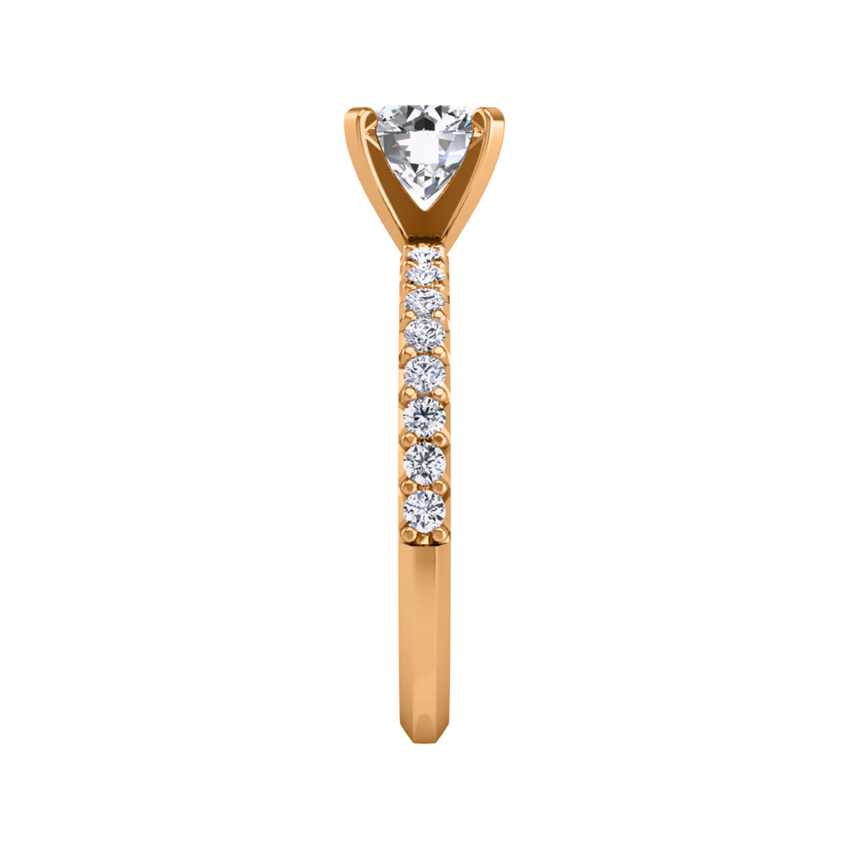 1/4ct. t.w. Diamond Engagement Ring in 14K Yellow Gold