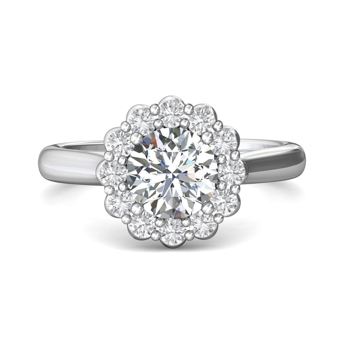 1/2ct. t.w. Diamond Engagement Ring in 14K White Gold