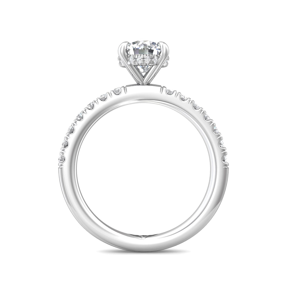 1/3ct. t.w. Diamond Engagement Ring in 14K White Gold