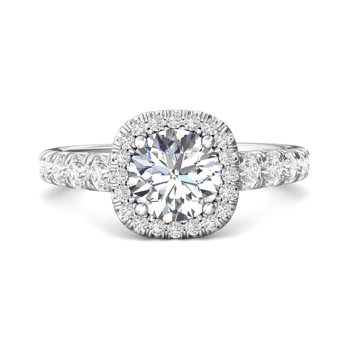 3/4ct. t.w. Diamond Engagement Ring in 14K White Gold