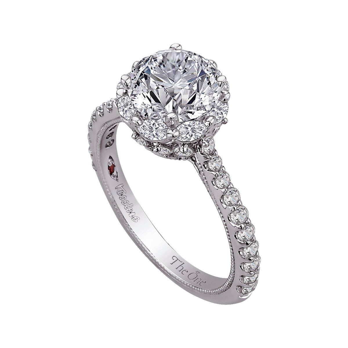 1 1/4ct. t.w. Diamond Engagement Ring in 14K White Gold