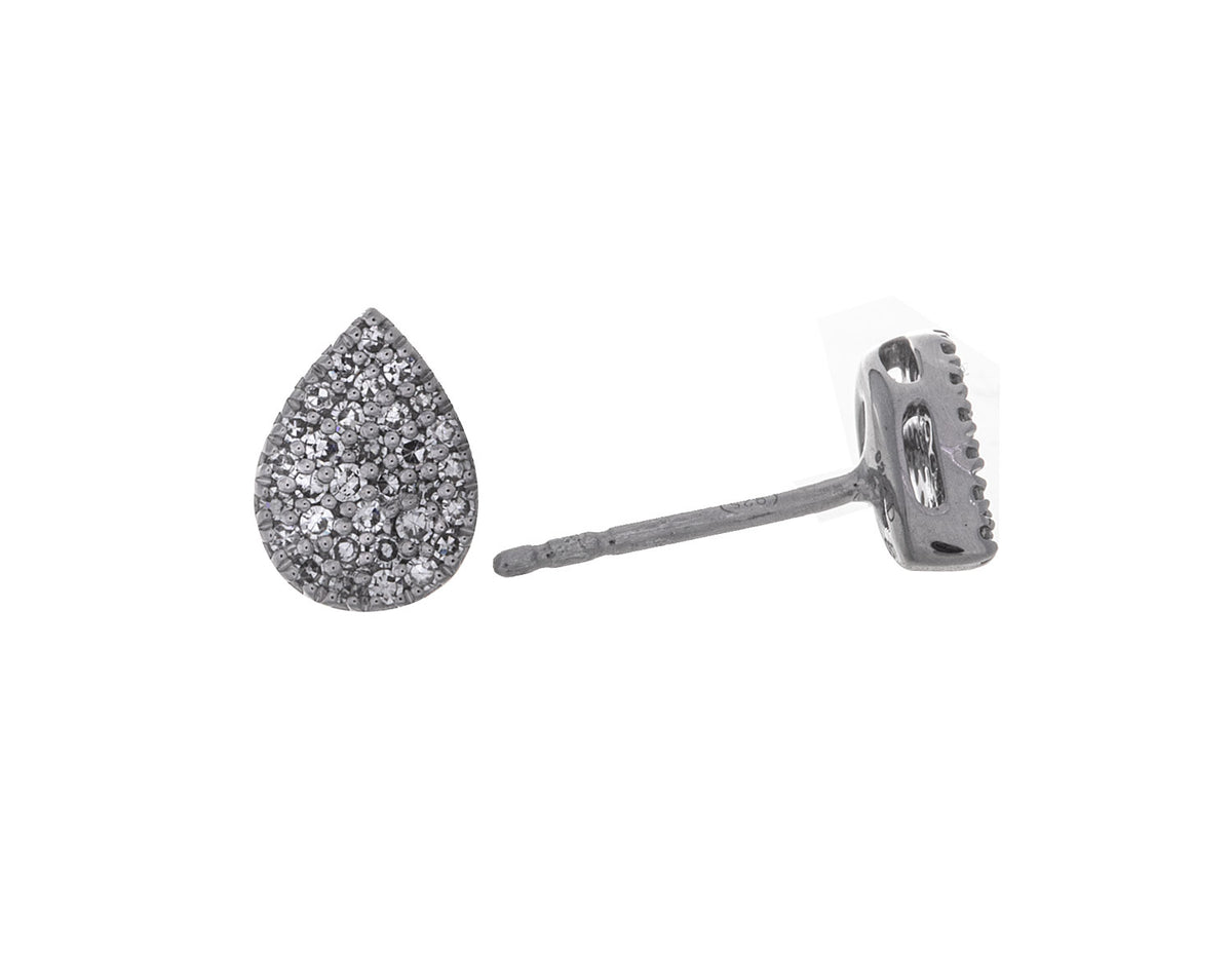 1/4ct. t.w. Pear Shape Newborn Lab Created Diamond Earrings in Sterling Silver