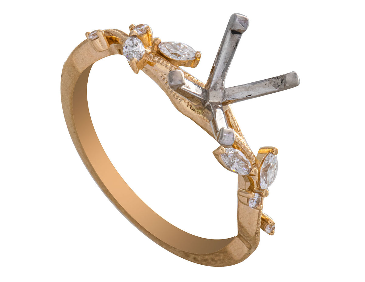 1/5ct. t.w. Diamond Engagement Ring in 14K White Gold