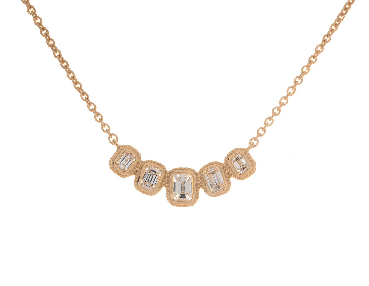 3/4ct. t.w. Emerald Diamond Pendant in 14K Yellow Gold